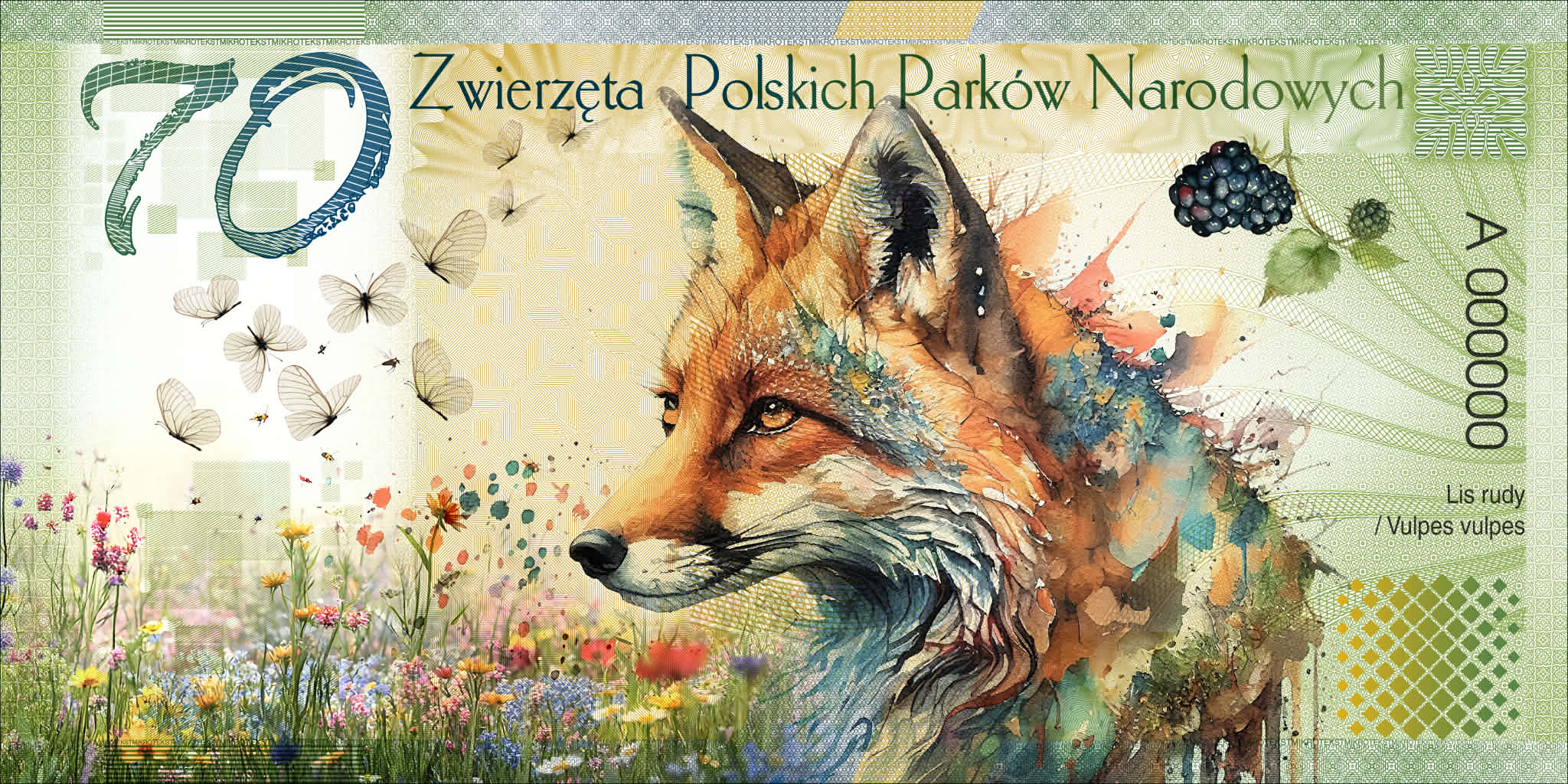 Bon Zwierzęta Polskich Parków Narodowych — Lis rudy